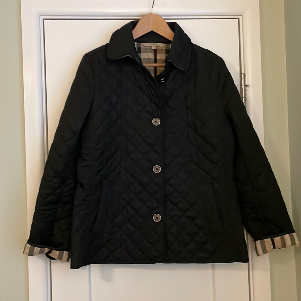 EUC Burberry Brit Quilted Jacket